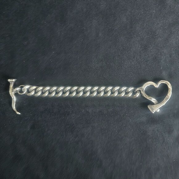 Authentic Uno de 50 Solid Sterling Silver Bracelet. - Picture 5 of 9